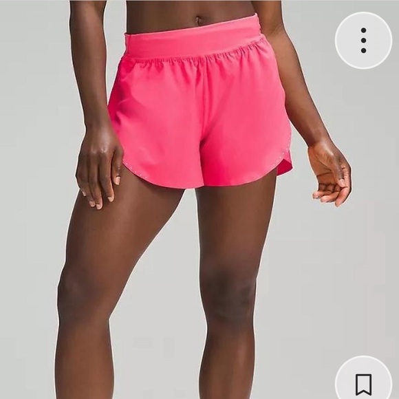 Lululemon Fast and Free Shorts- Lip Gloss, Size 4 - Picture 1 of 3